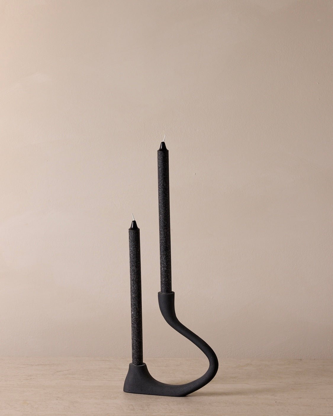 Ebony Muted Candelabra - Belaré Home