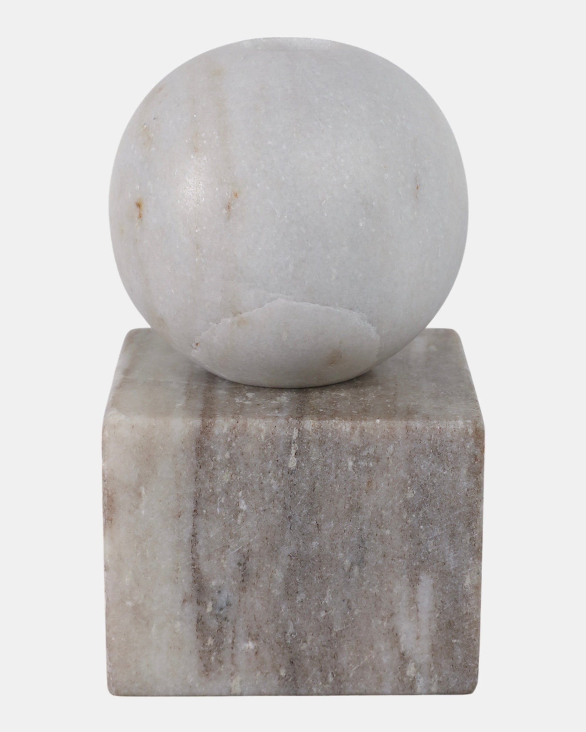 Polished Marble Candle Holder - Belaré Home