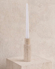 Travertine Candle Holders - Belaré Home