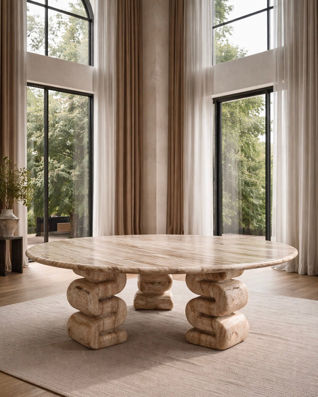 Solenne Onyx Marble Table - Belaré Home