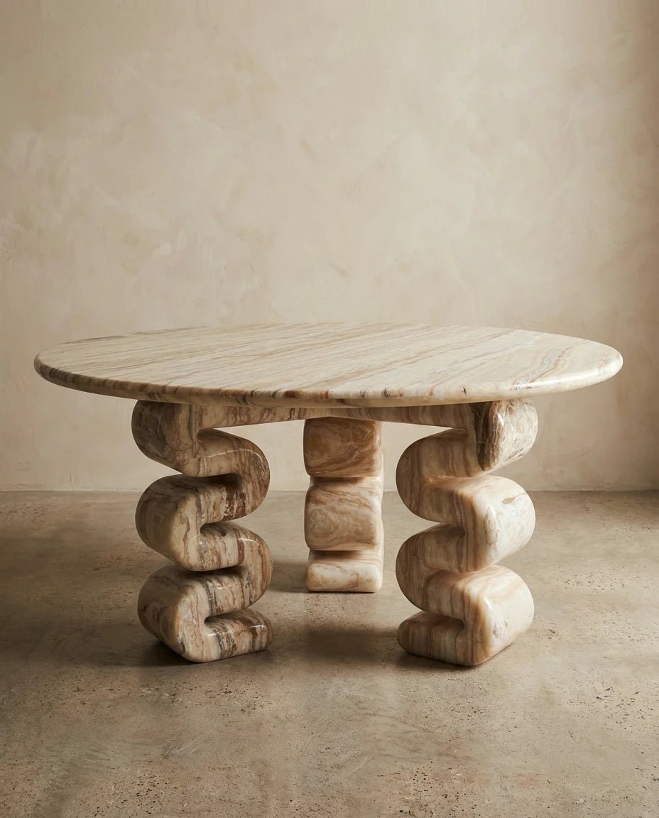 Solenne Onyx Marble Table - Belaré Home