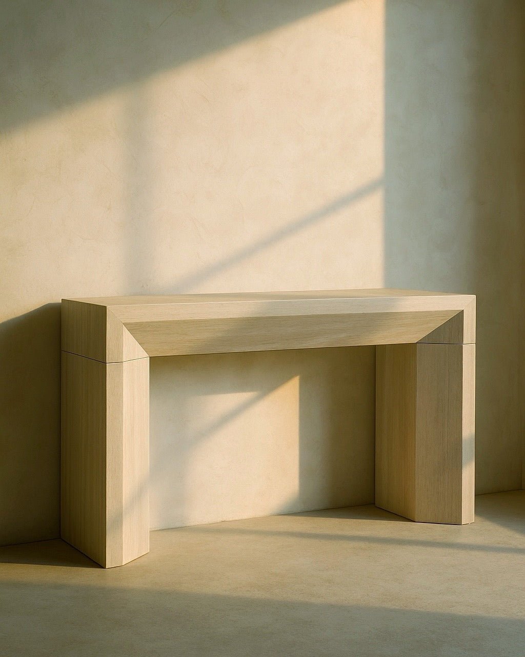 Toscana Travertine Console Table - Belaré Home