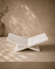 Organic Marble Book Stand - Belaré Home