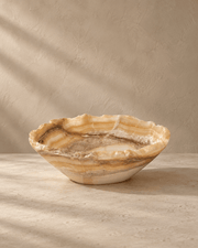 Amber Onyx Bowl 8" - Belaré Home