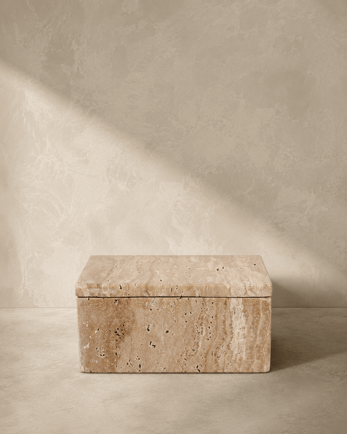 Dainty Travertine Box - Belaré Home