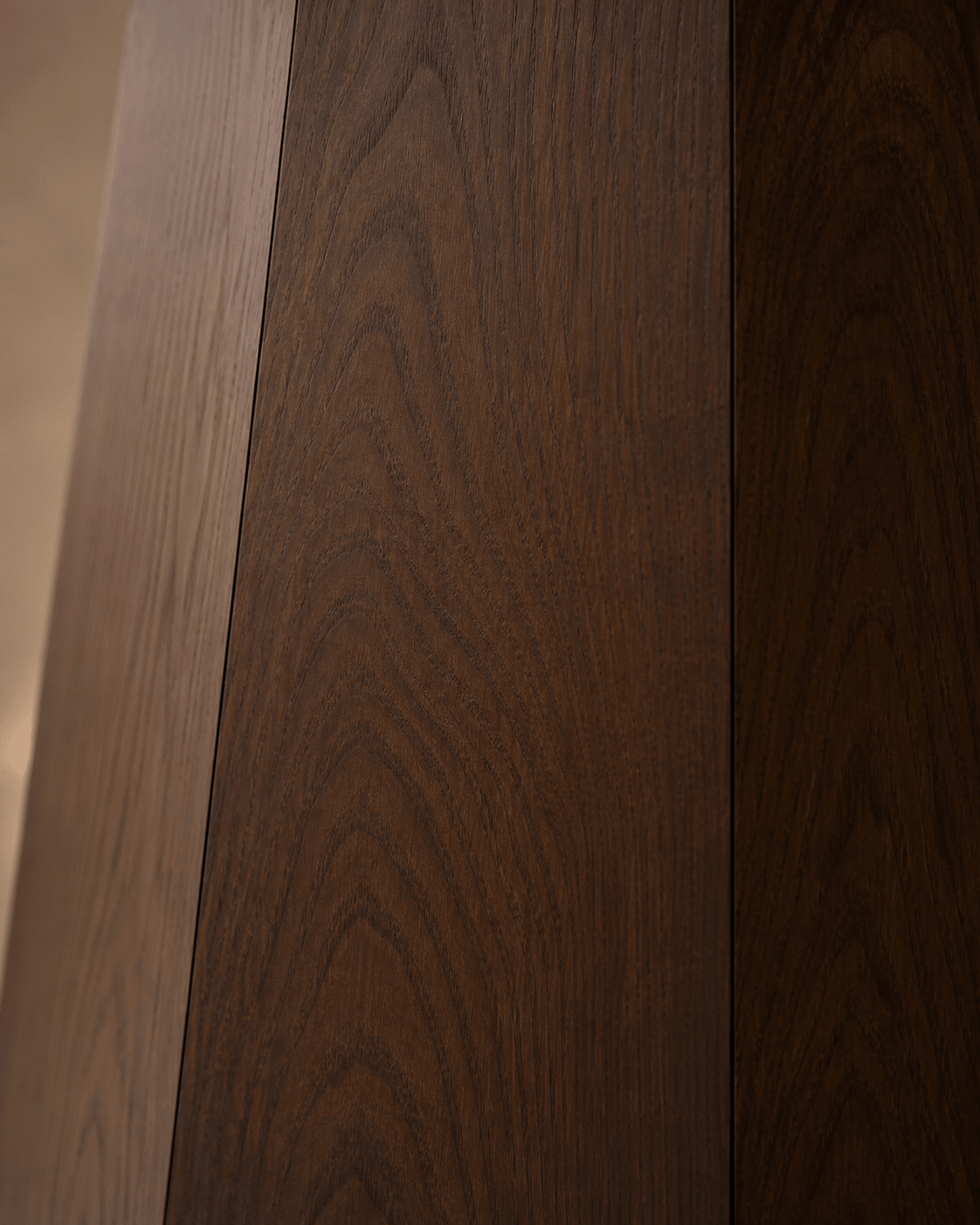 Round Walnut Solid Wood Dining Table 39 Inch Pedestal Base Design Modern - Belaré Home