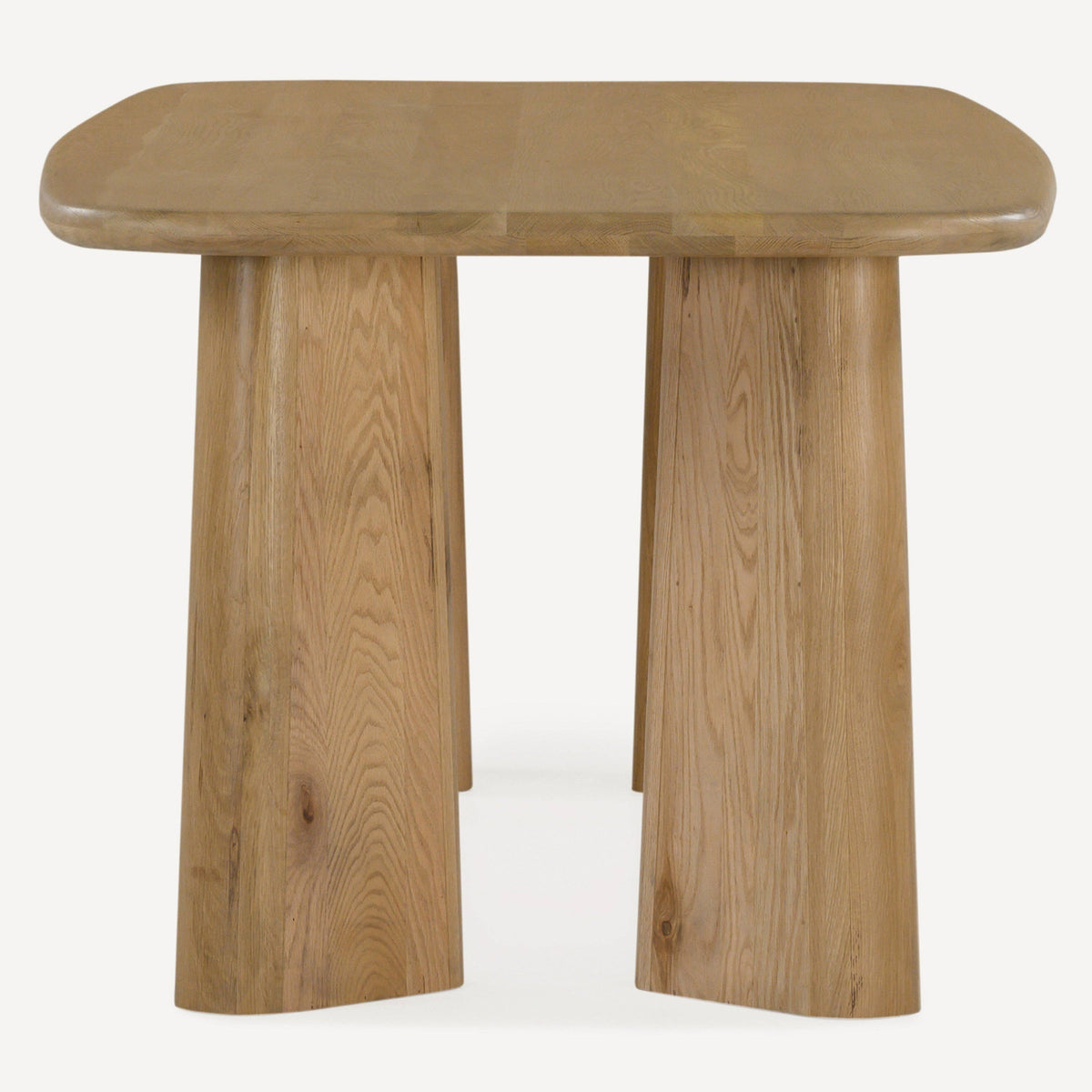 Solero Solid White Oak 84" Dining Table - Belaré Home
