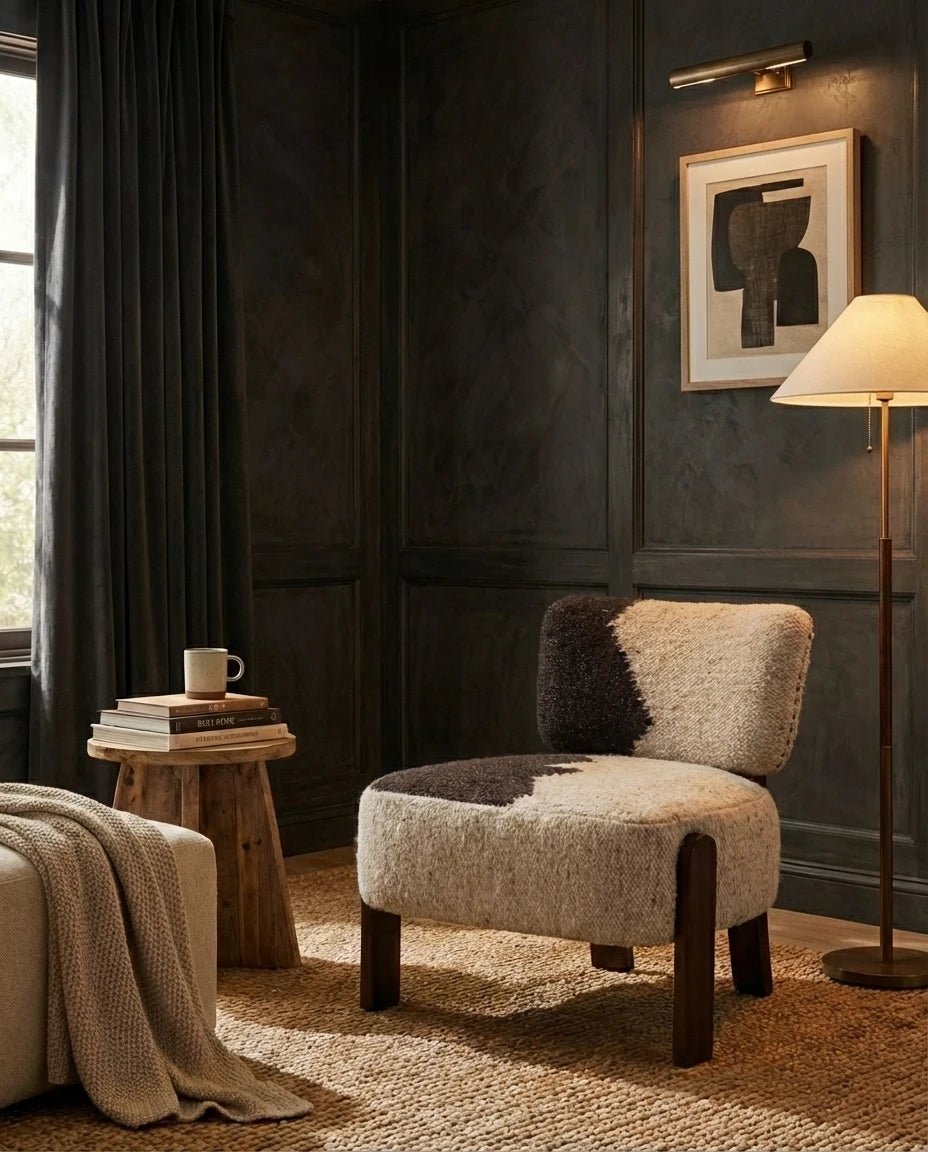 Arlo Patchwork Lounge Chair - Belaré Home