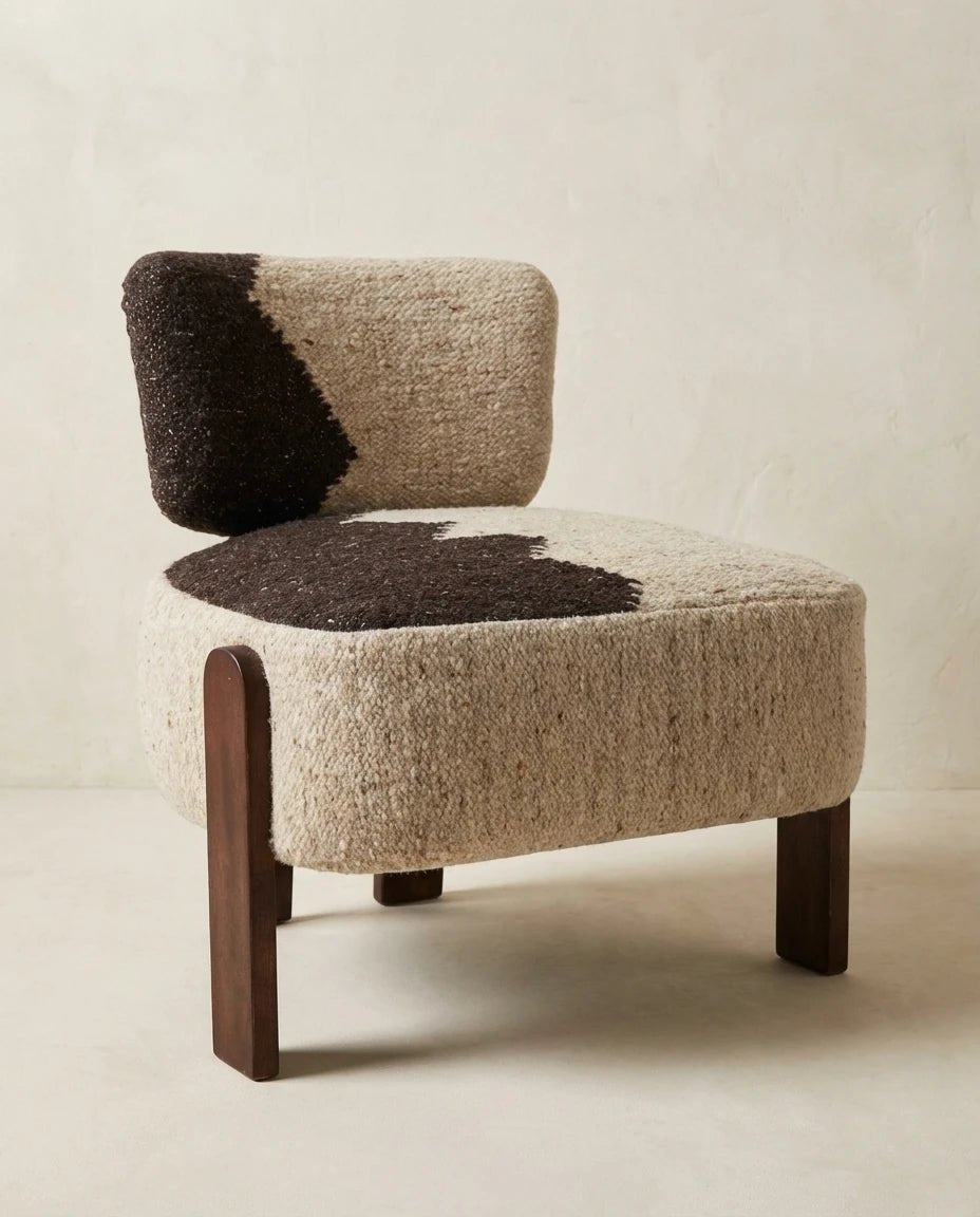 Arlo Patchwork Lounge Chair - Belaré Home