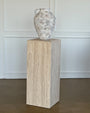 Honed Travertine Column Medium - Belaré Home
