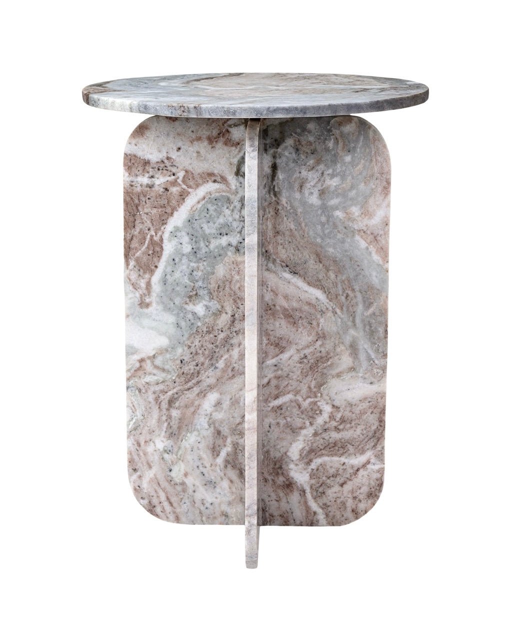 Riley Marble Side Table - Belaré Home