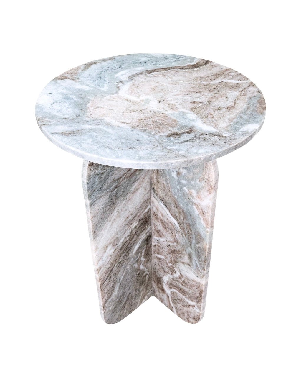 Riley Marble Side Table - Belaré Home