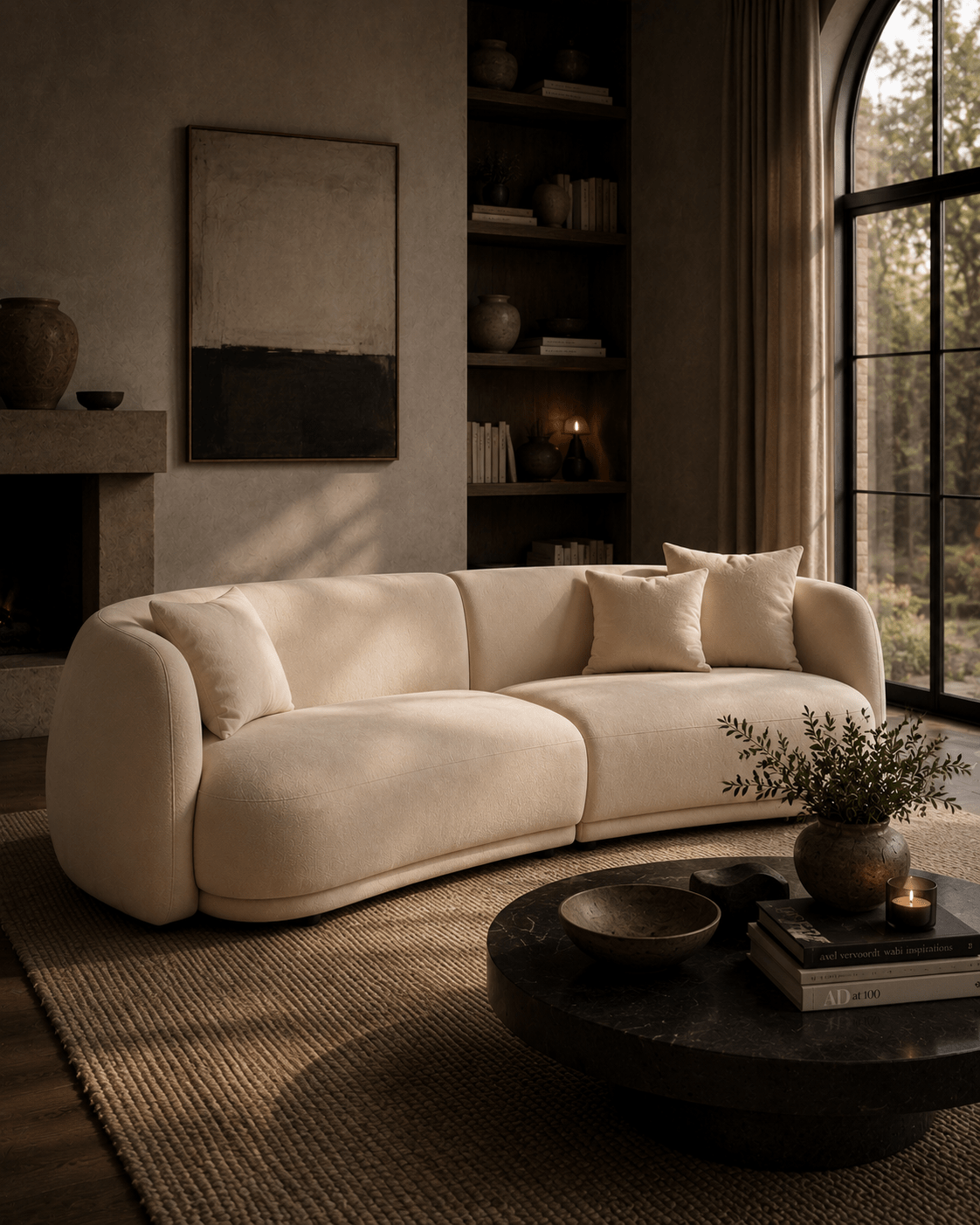 Tessa Curved Sofa - Belaré Home