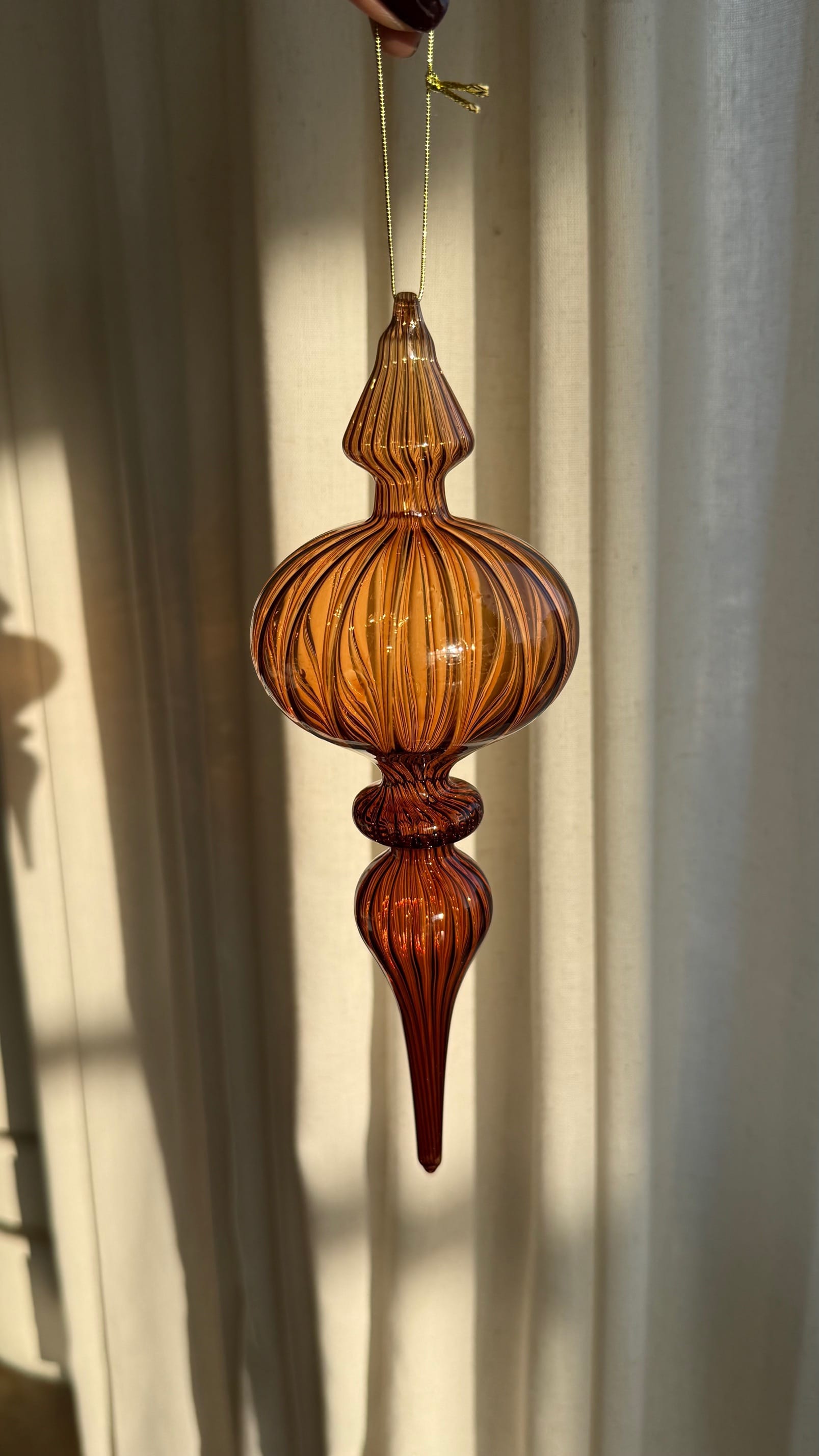 Vintage Amber Drop - Belaré Home