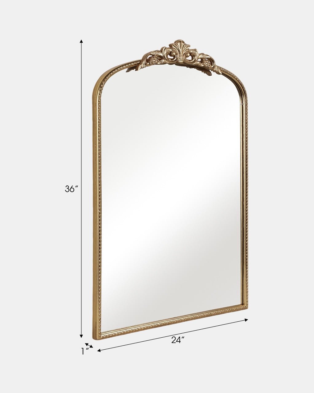 Le Fluer Arch Mirror - 36' - Belaré Home
