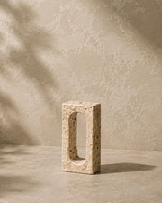 Travertine Napkin Rings - Set of 4 - Belaré Home