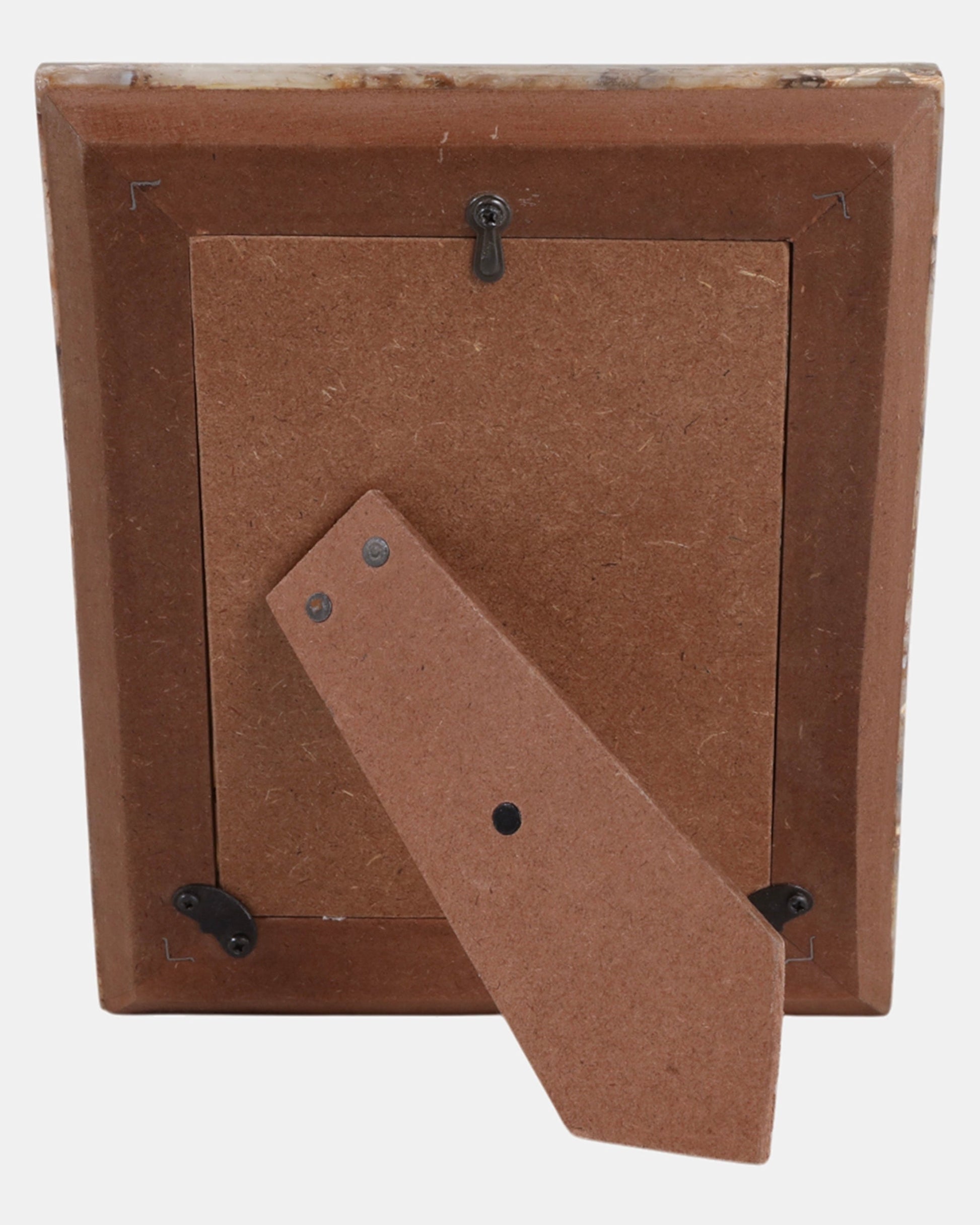 Belaré Luxurious Agate Photo Frame 5x7" - Tan Natural Stone - Belaré Home