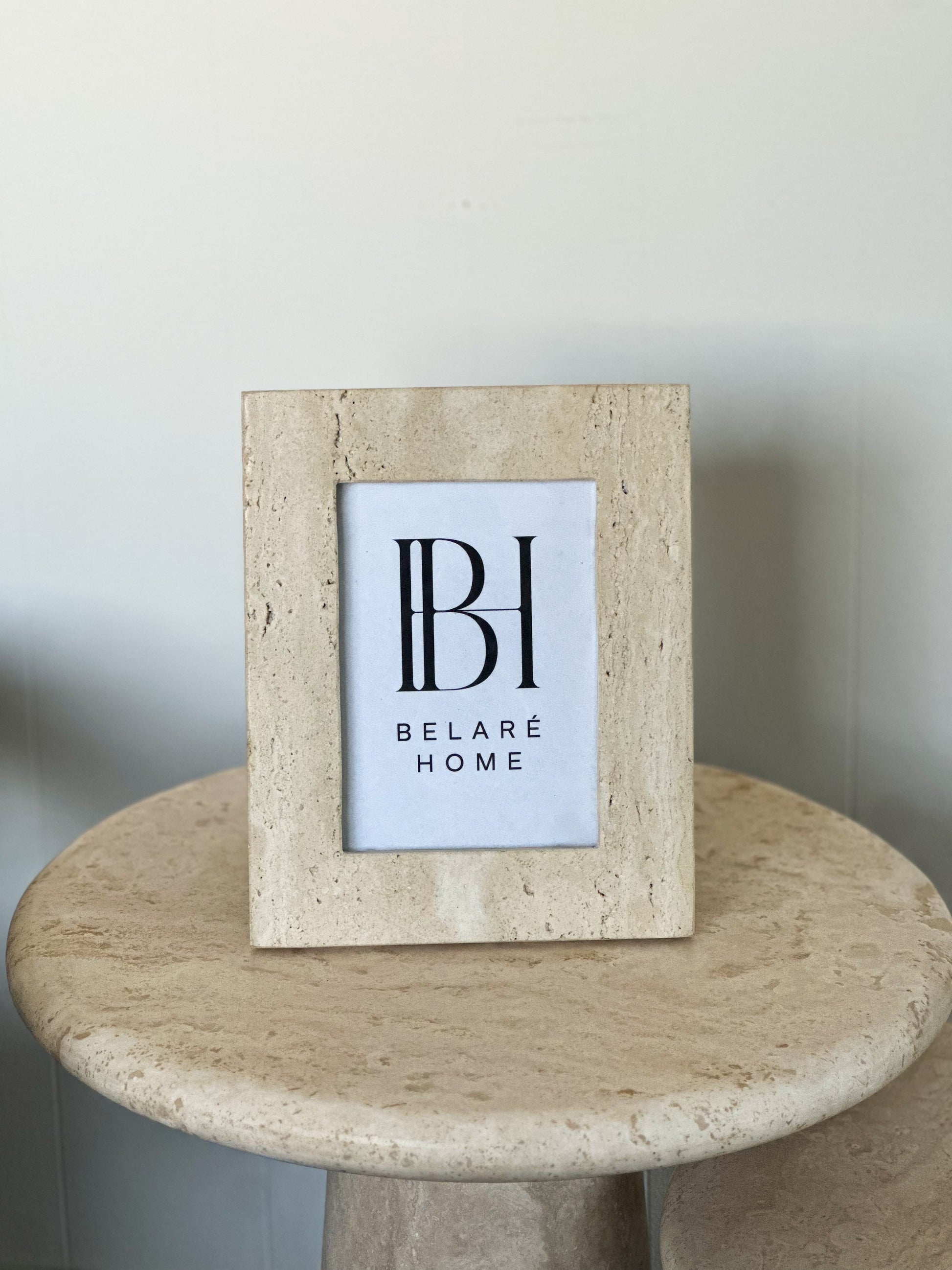 Travertine Picture Frame - Belaré Home