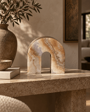 Rainbow, Amber Onyx Sculpture - Belaré Home