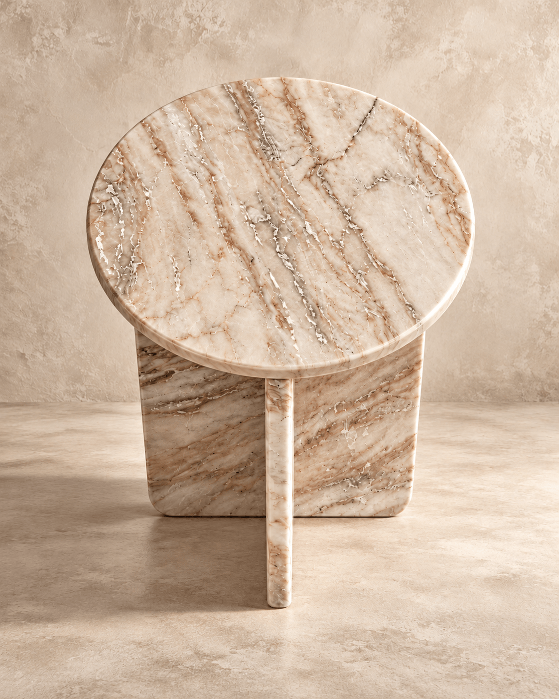 Riley Marble Side Table - Belaré Home