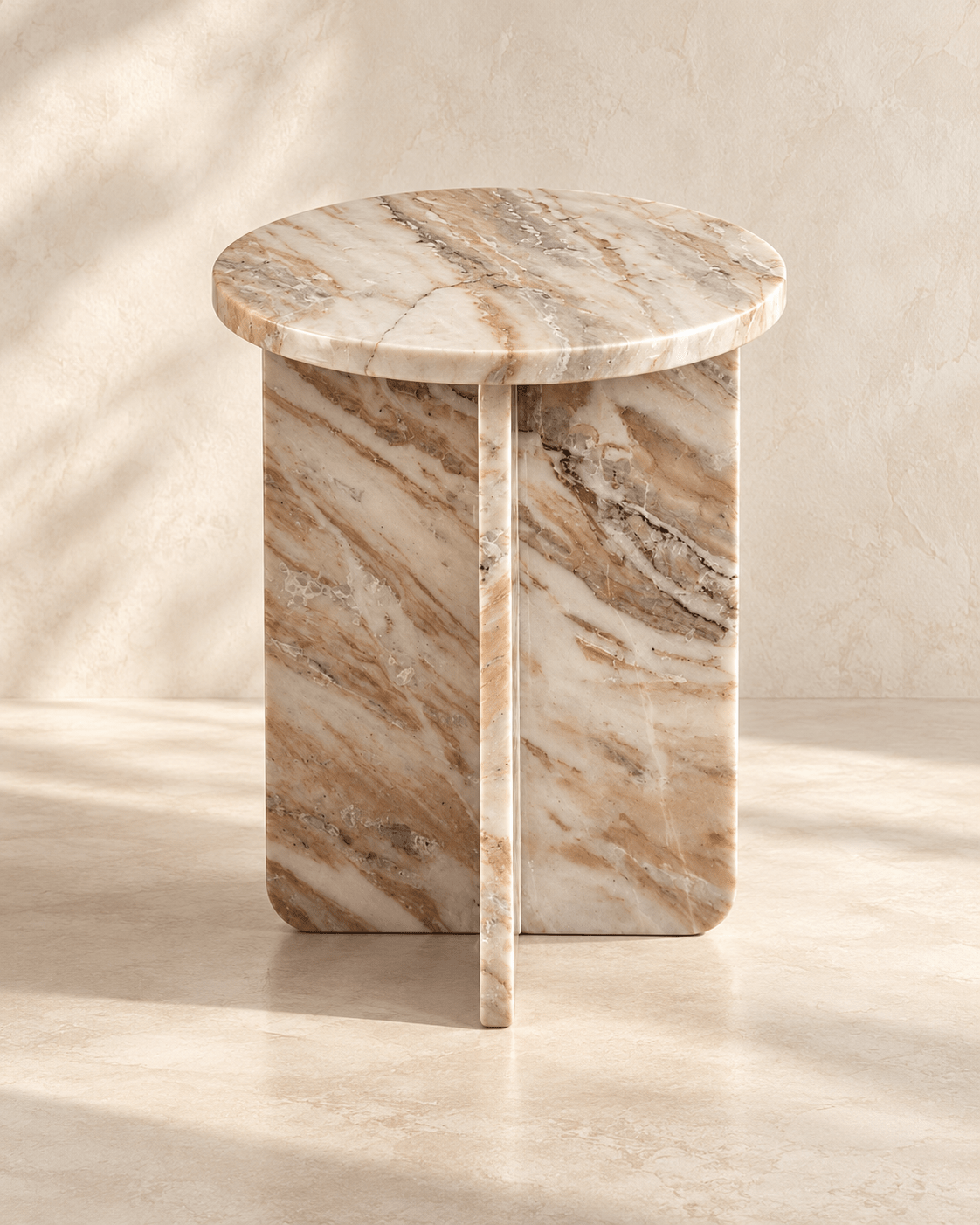 Riley Marble Side Table - Belaré Home