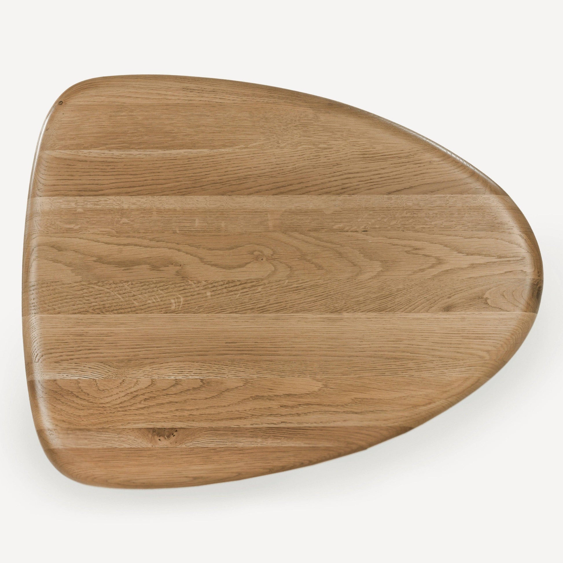 Solero Solid White Oak Side Table - Belaré Home