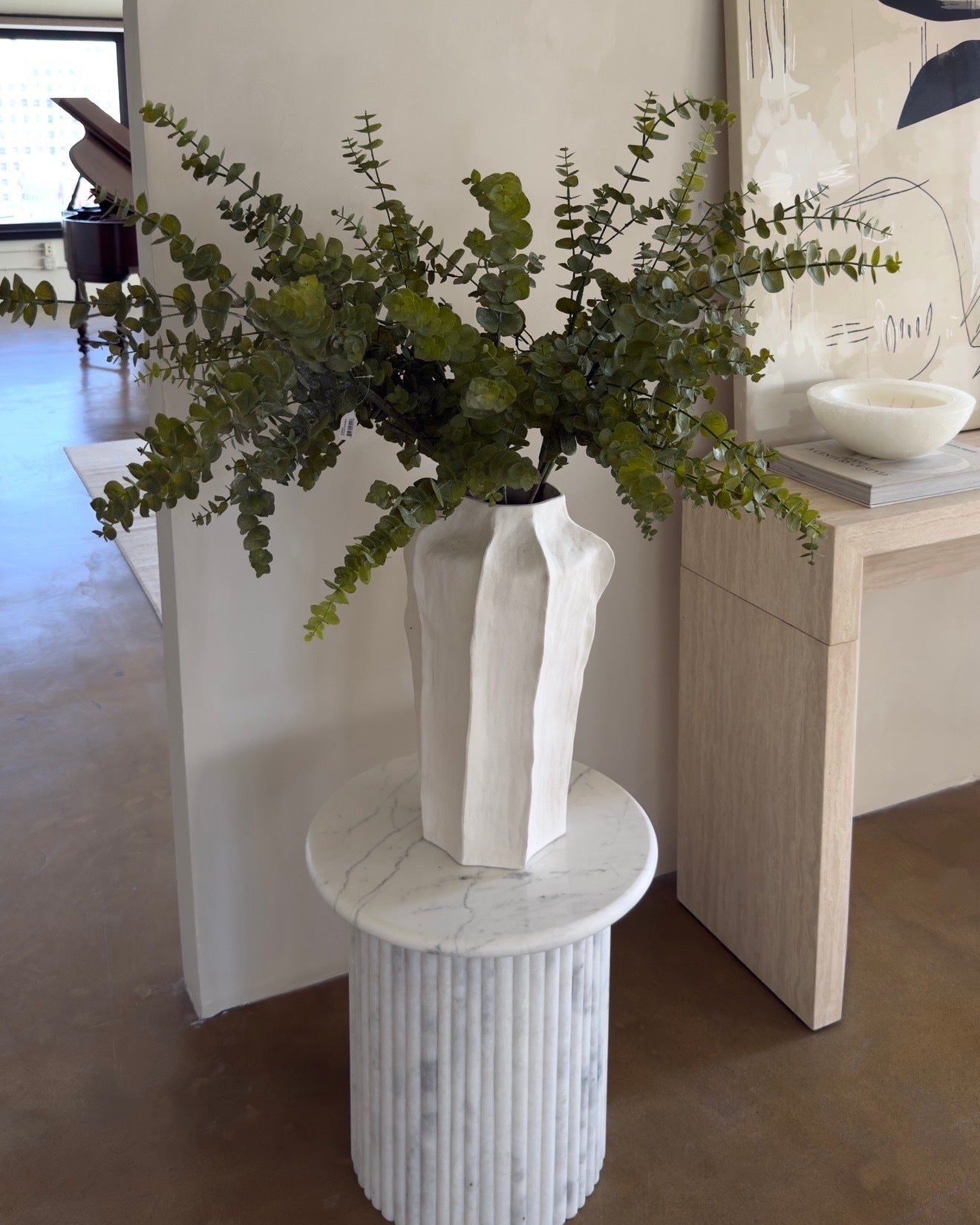 44" Oversized Eucalyptus Spray - Belaré Home