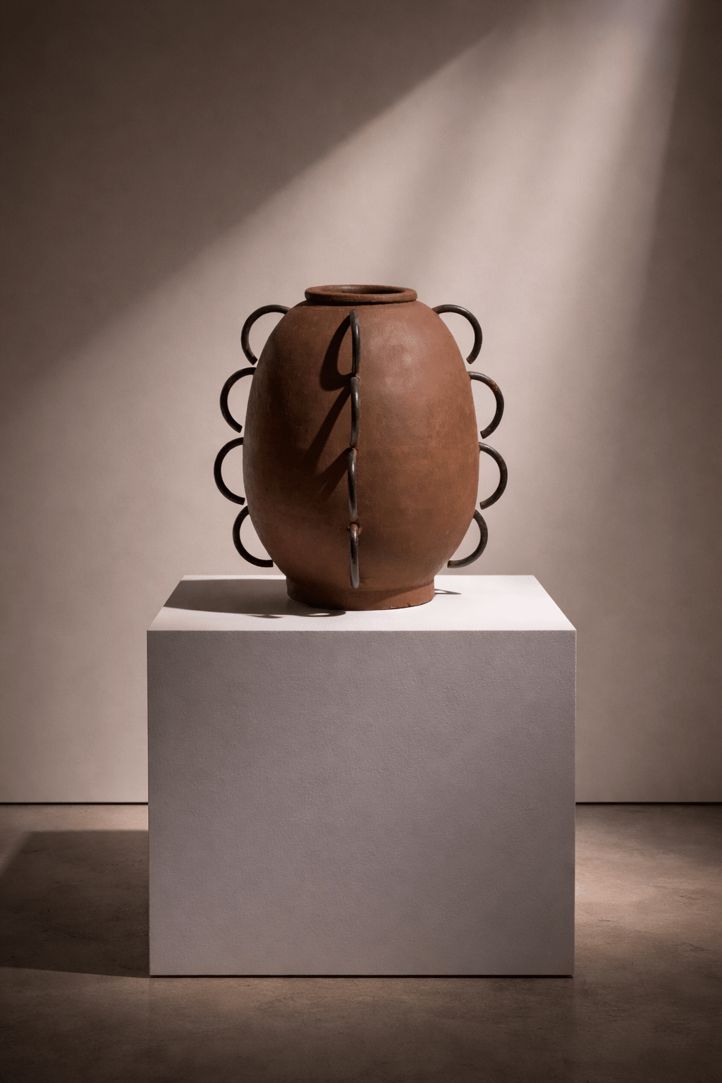 Alila Terracota Vase by Diego Olivero, part of the Sabana Grande Collection - Belaré Home