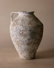 Siena Handmade Concrete Vase - Cream Minimalist 10" x 14" - Belaré Home