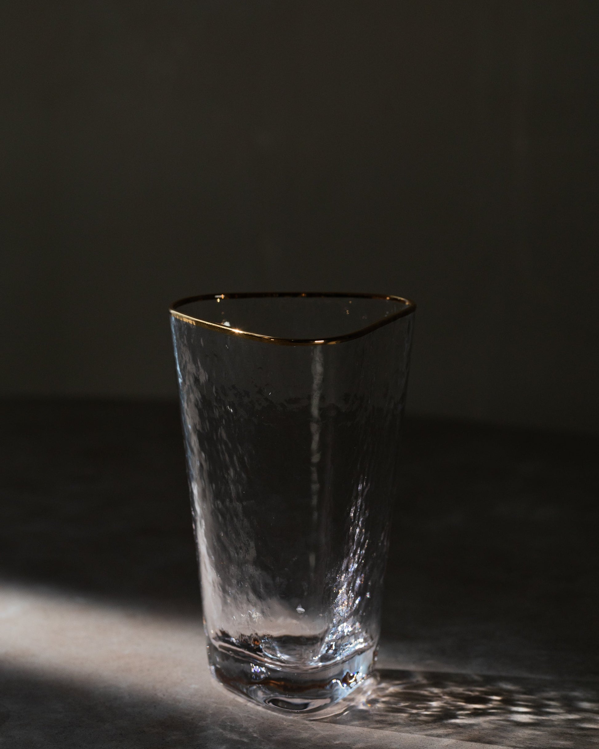 Roma Hammered Water Glasses (Set of 4) - Belaré Home