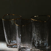Roma Hammered Water Glasses (Set of 4) - Belaré Home