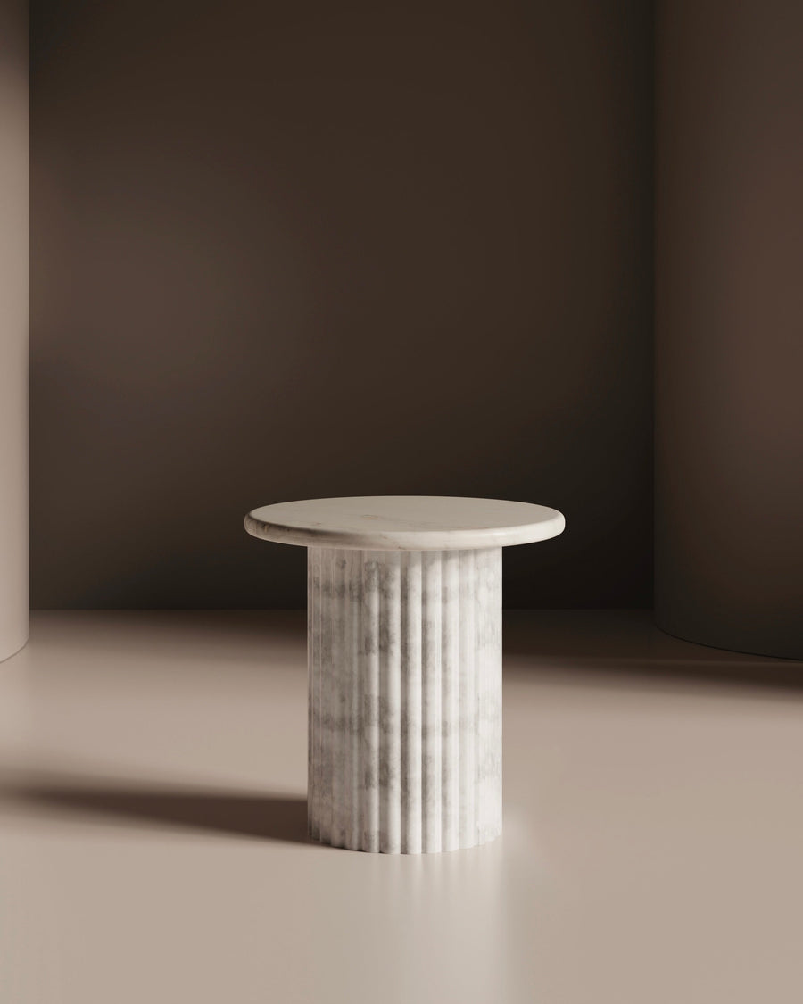 Waverly Marble End Table - Belaré Home