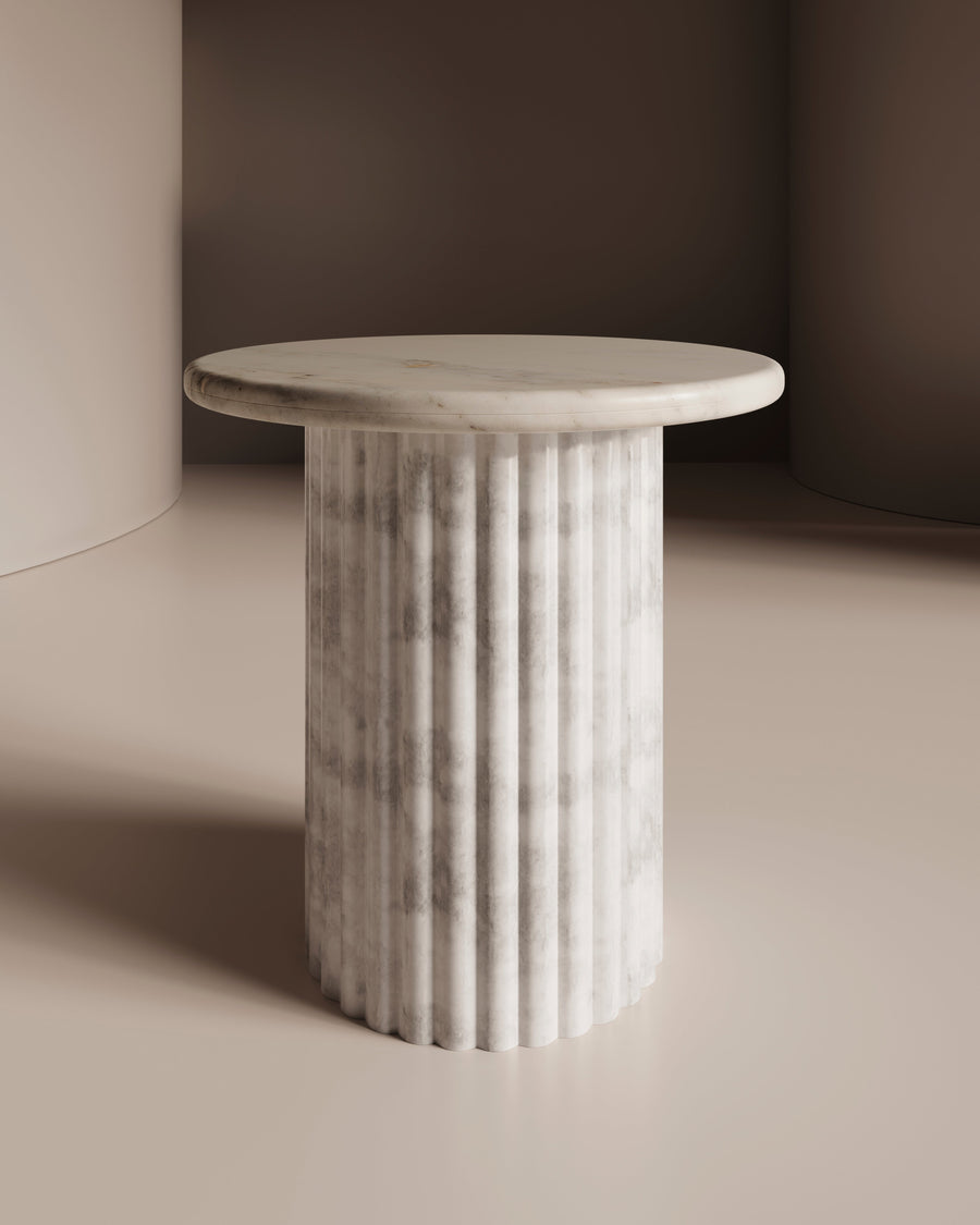 Waverly Marble End Table - Belaré Home